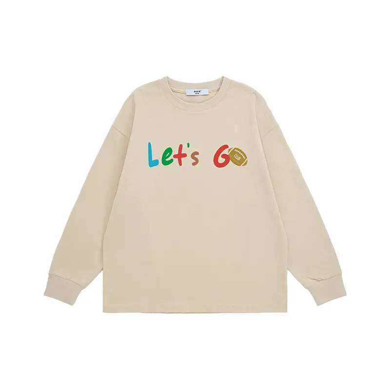Kids Let's Go Sweatshirt Navy Blue Long Sleeve - Image 2