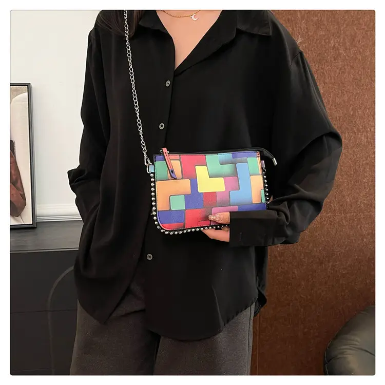 Women's Painted Colorful Chain Crossbody Bag 2025 — feature 20