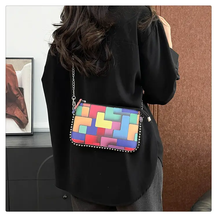 Women's Painted Colorful Chain Crossbody Bag 2025 — feature 22