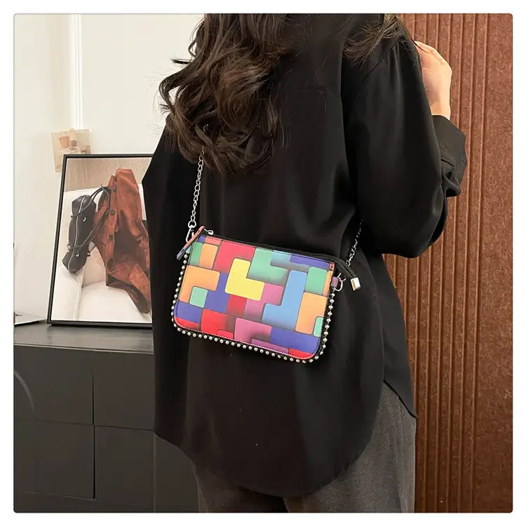 Women's Painted Colorful Chain Crossbody Bag 2025 — feature 23
