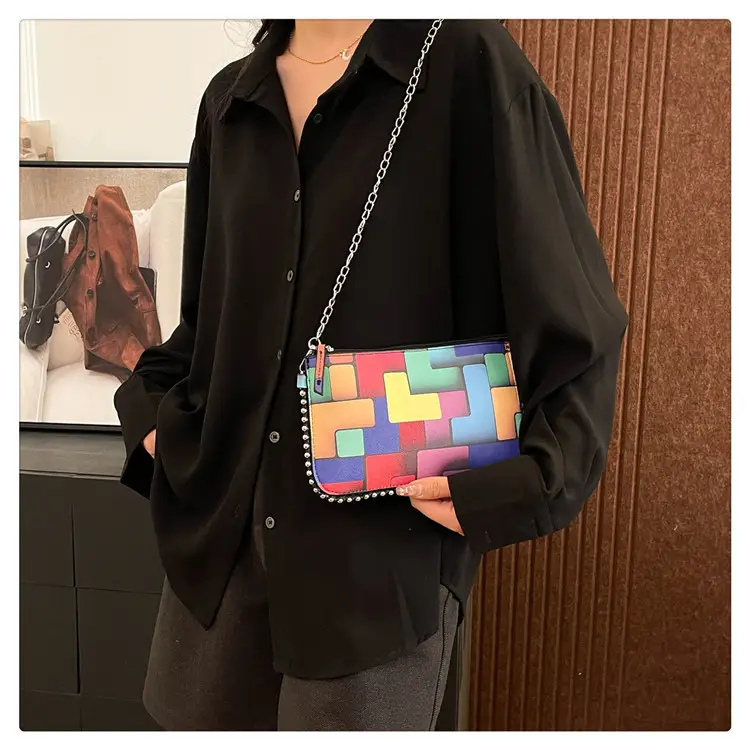 Women's Painted Colorful Chain Crossbody Bag 2025 — feature 26