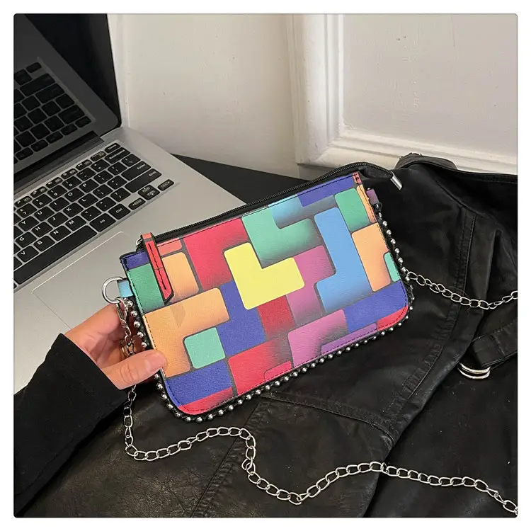 Women's Painted Colorful Chain Crossbody Bag 2025 — feature 27