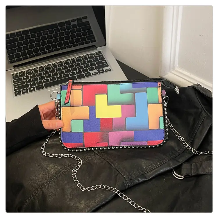 Women's Painted Colorful Chain Crossbody Bag 2025 — feature 28