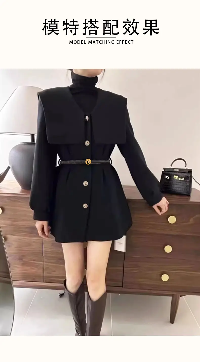 Women's M-Shaped Buckle Belt Leather Dress Belt — feature 4