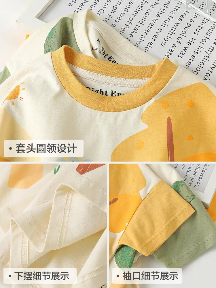 Right European Boys T-shirt Short Sleeve Summer New Kids Wear - Image 10