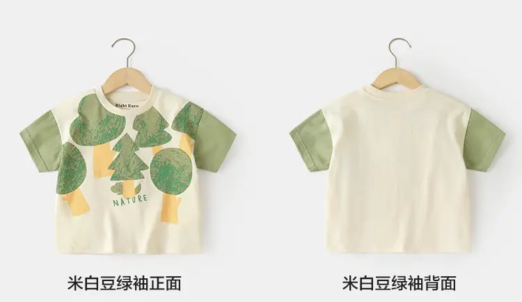 Right European Boys T-shirt Short Sleeve Summer New Kids Wear — feature 13