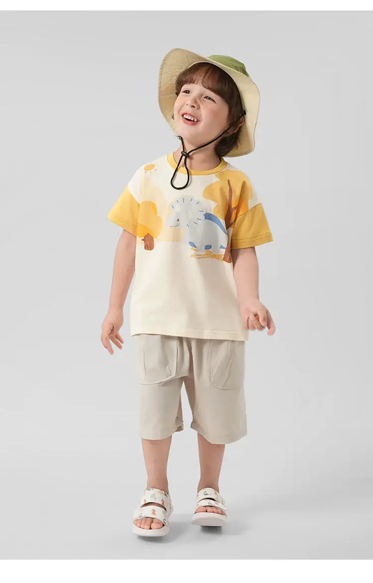 Right European Boys T-shirt Short Sleeve Summer New Kids Wear — feature 24