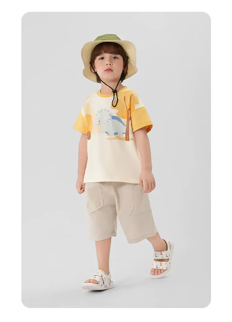 Right European Boys T-shirt Short Sleeve Summer New Kids Wear — feature 26