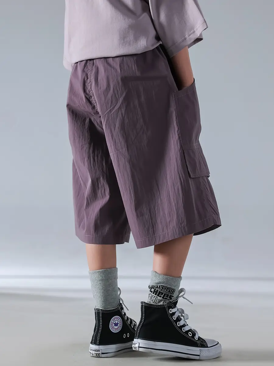 Boys Short Sleeve T-Shirt Shorts Set Purple 2026 — feature 13