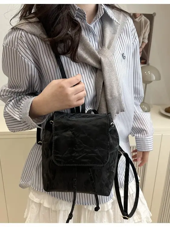 Pink Textured Shoulder Bag for Girls, 2025 New Arrival - Image 9