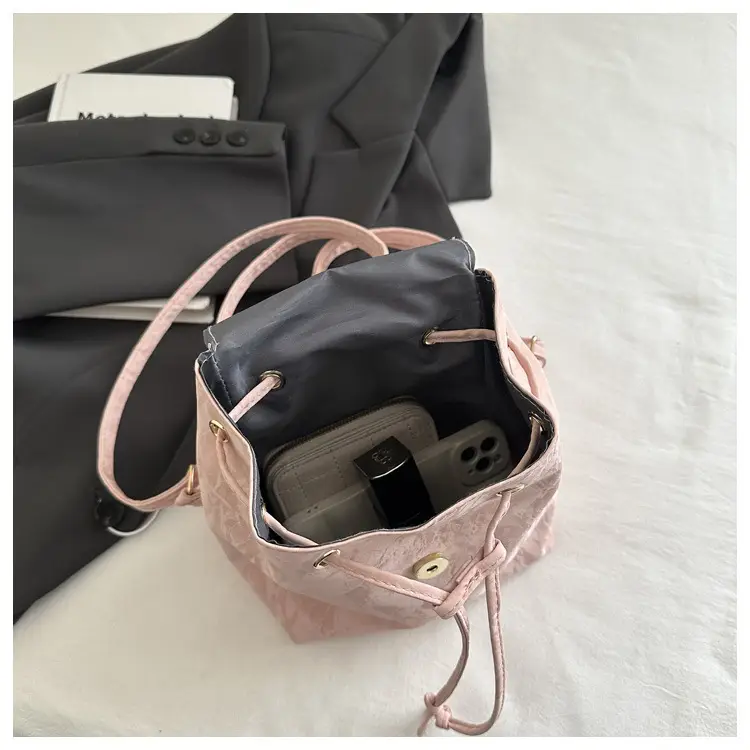 Pink Textured Shoulder Bag for Girls, 2025 New Arrival — feature 19