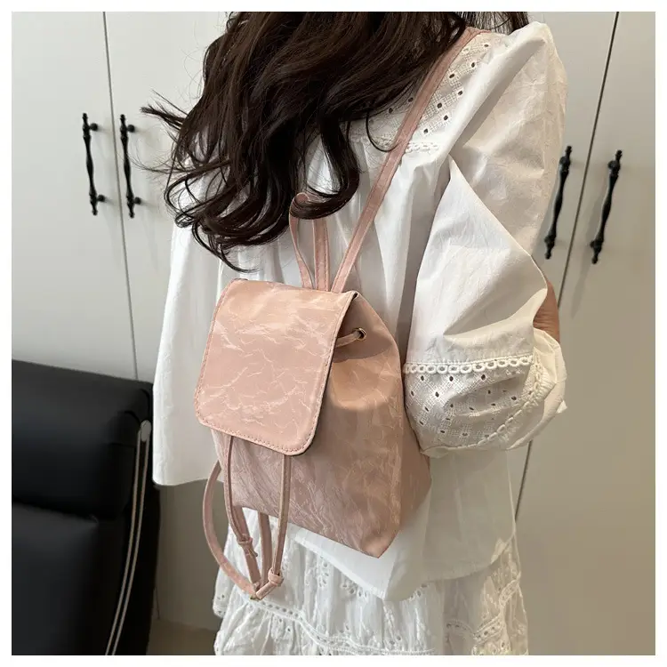 Pink Textured Shoulder Bag for Girls, 2025 New Arrival — feature 31