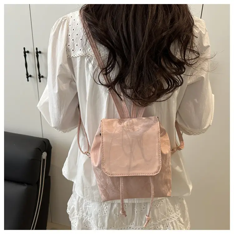 Pink Textured Shoulder Bag for Girls, 2025 New Arrival — feature 32