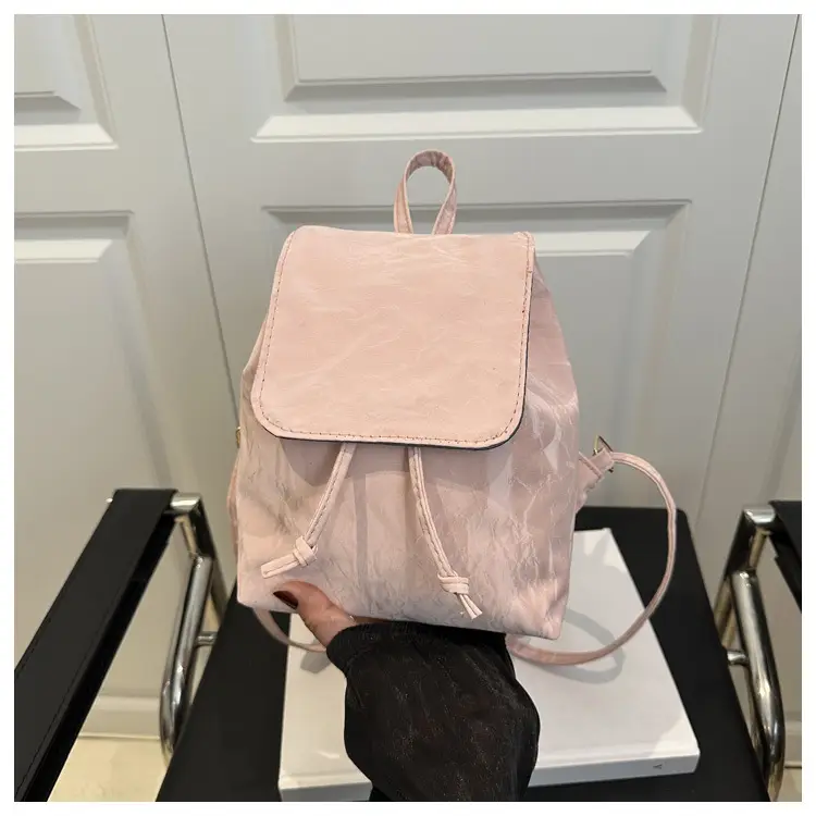 Pink Textured Shoulder Bag for Girls, 2025 New Arrival - Image 4