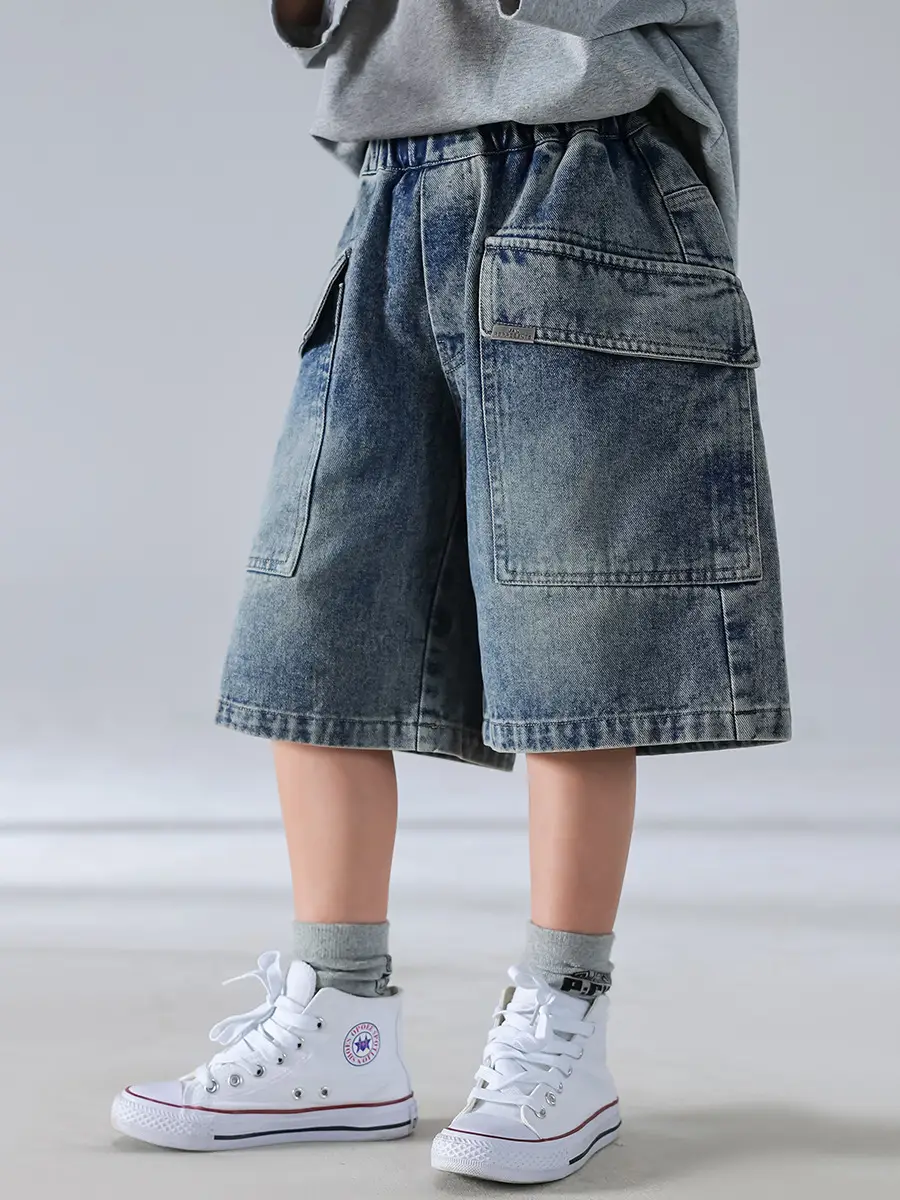 Boys Summer T-Shirt Shorts Set Korean Kids 2025 — feature 11