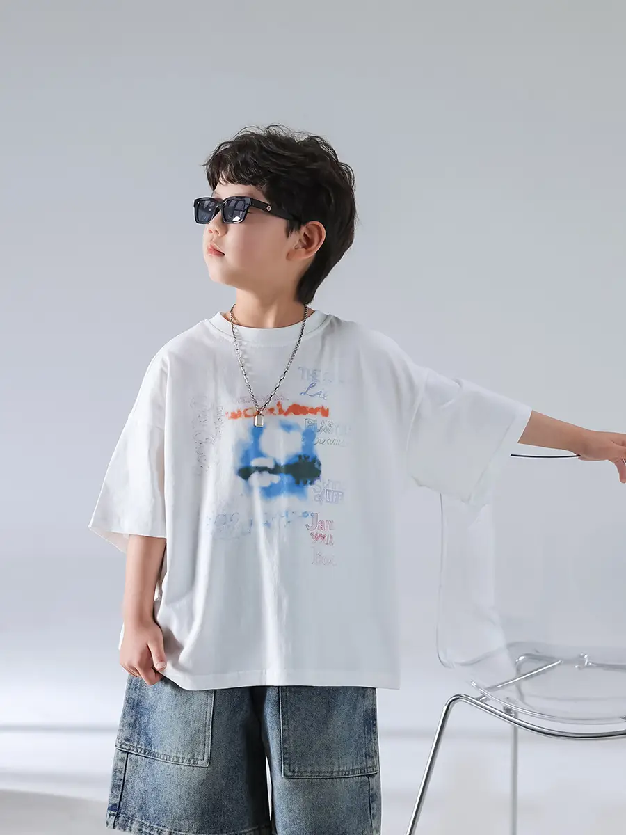 Boys Summer T-Shirt Shorts Set Korean Kids 2025 — feature 19
