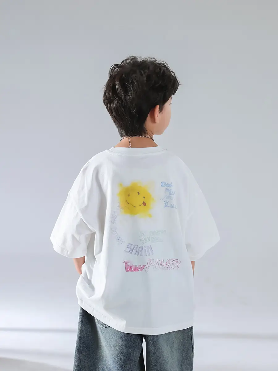 Boys Summer T-Shirt Shorts Set Korean Kids 2025 — feature 5