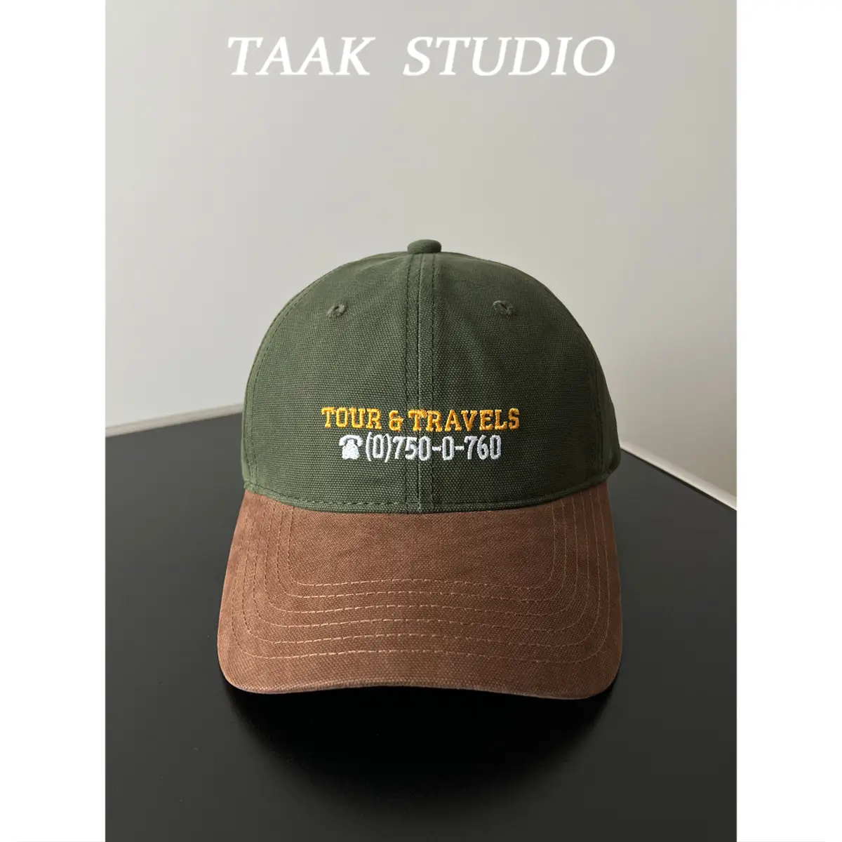 Women Baseball Cap Tour & Travels Embroidered Large - Image 7