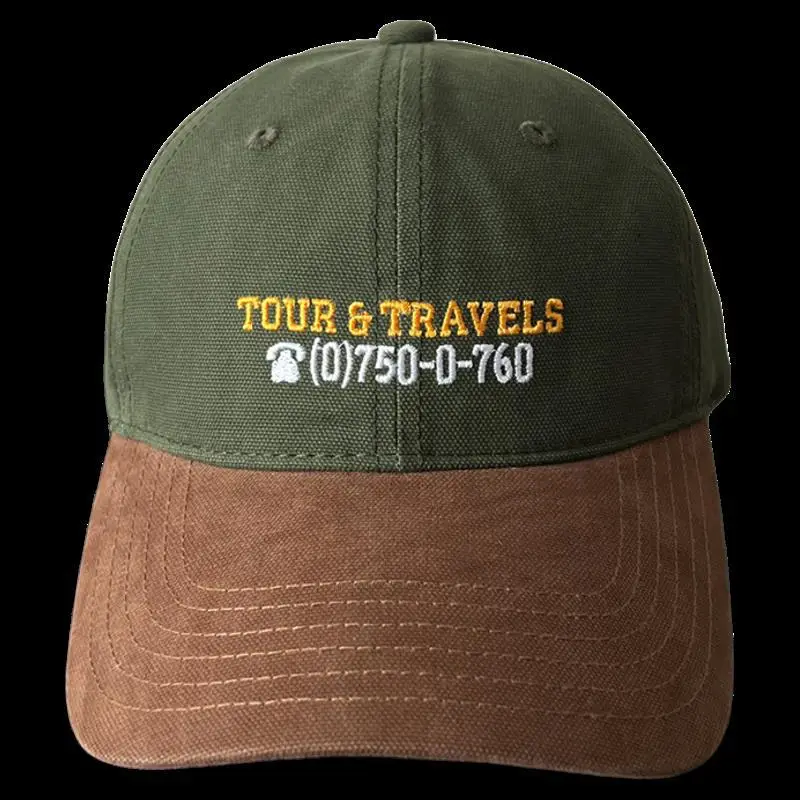 Women Baseball Cap Tour & Travels Embroidered Large - Image 10