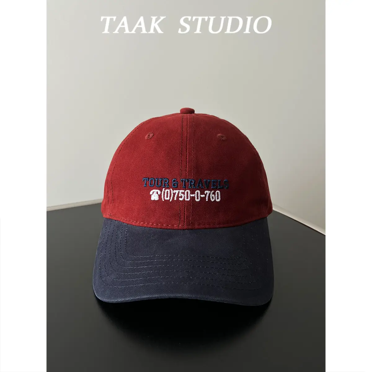 Women Baseball Cap Tour & Travels Embroidered Large - Image 5