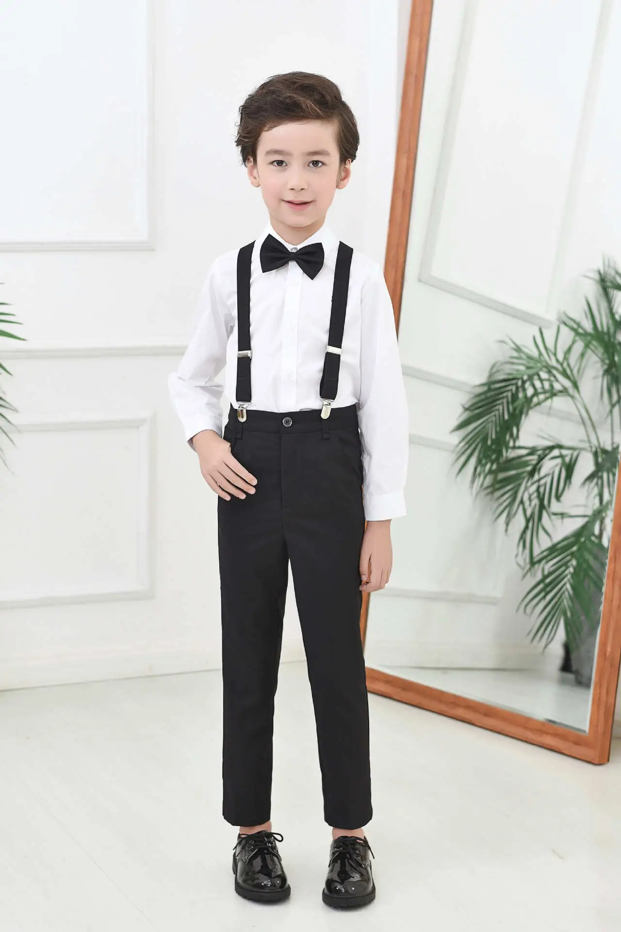 Children's Red Trousers Middle Large School Uniform Pants — feature 4