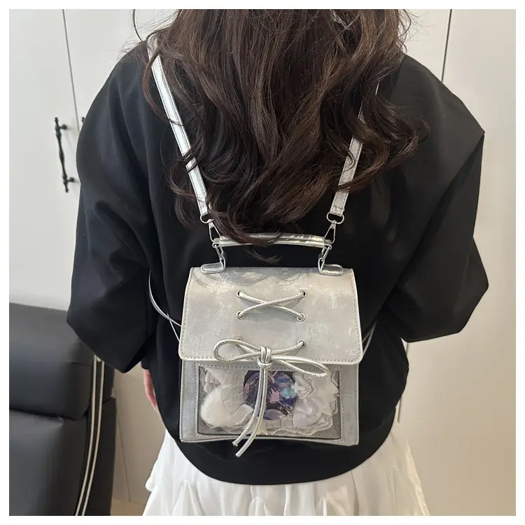 Retro Transparent Shoulder Bag for Women Spring 2025 — feature 32