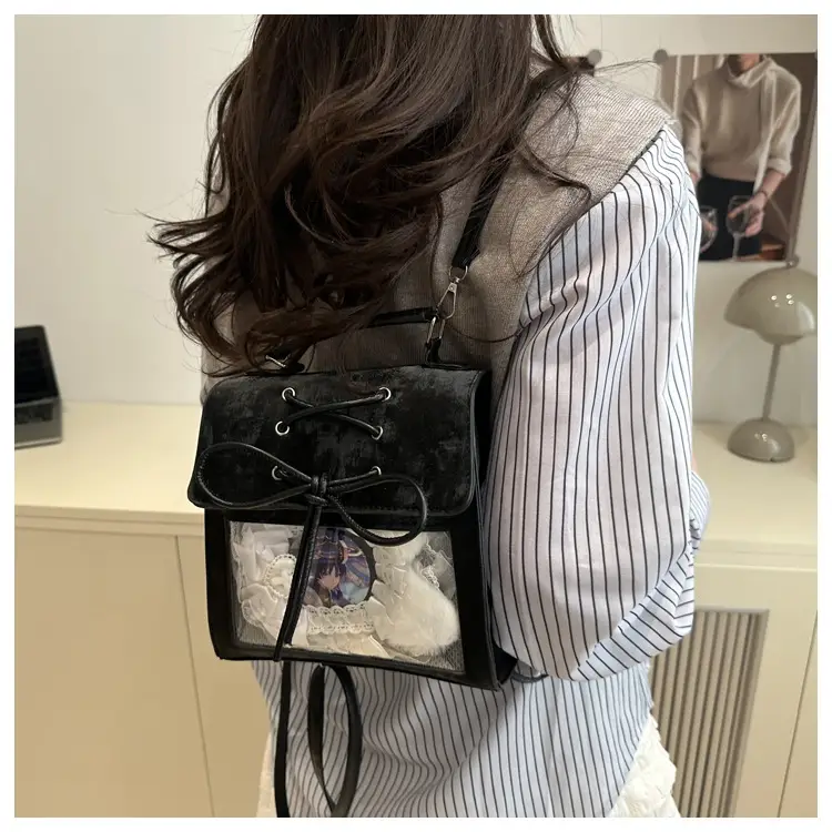 Retro Transparent Shoulder Bag for Women Spring 2025 — feature 34