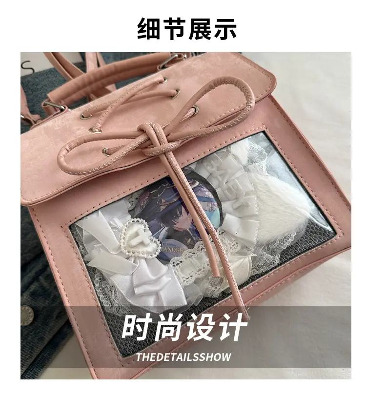 Retro Transparent Shoulder Bag for Women Spring 2025 — feature 4