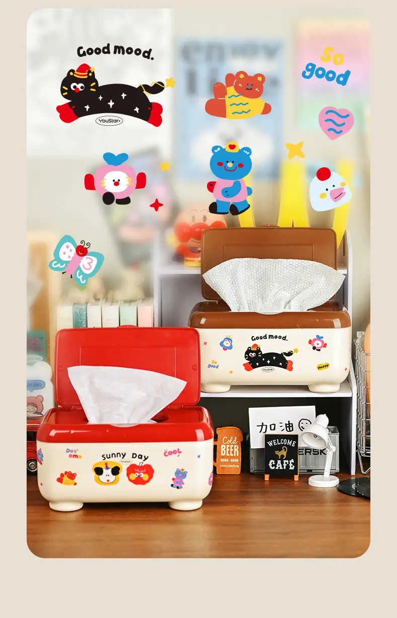 Creative Hand Dopamine Paper Box for Living Room Storage — feature 19