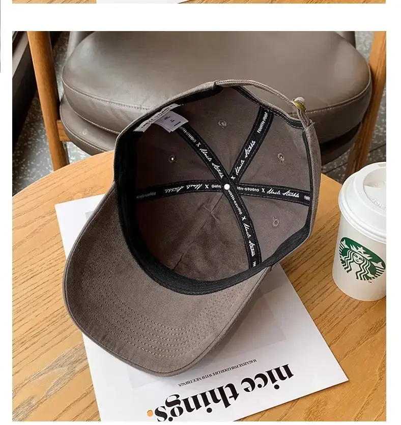 Women Duckbill Sun Hat Warm Soft Large Brim Baseball Cap — feature 18