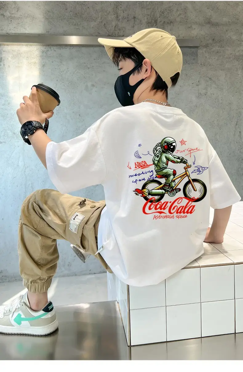 Boys T-Shirt Grey Blue Page Up Summer Wear — feature 31