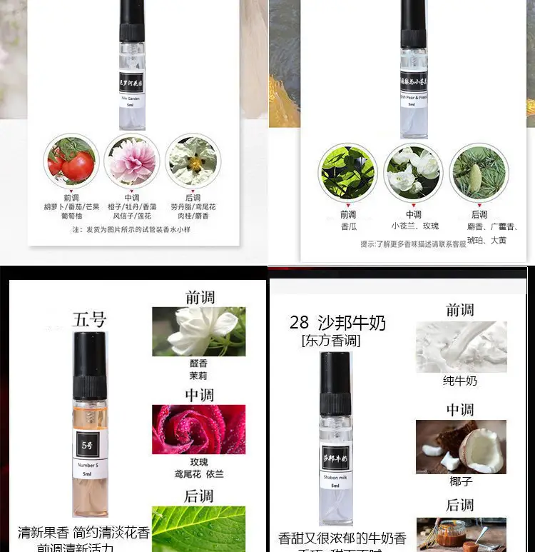 5ml perfume Q version trial powder encounter blue Darjeeling men and women lasting light fragrance portable trial fragrance wholesale — feature 26