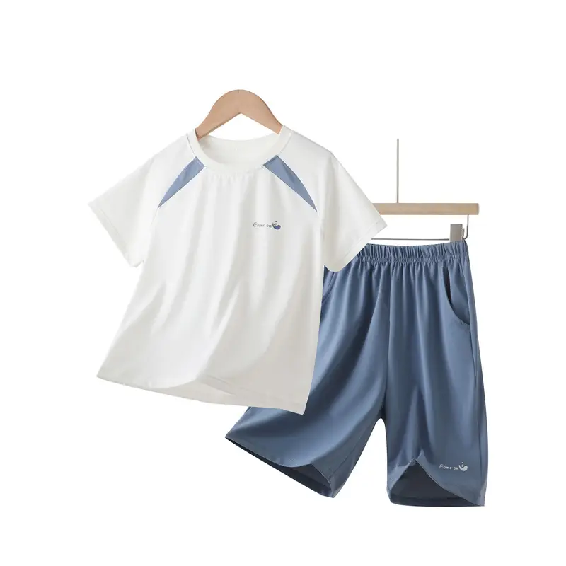Children's Sweat-Wicking T-Shirt Bottoming Middle Large - Image 9