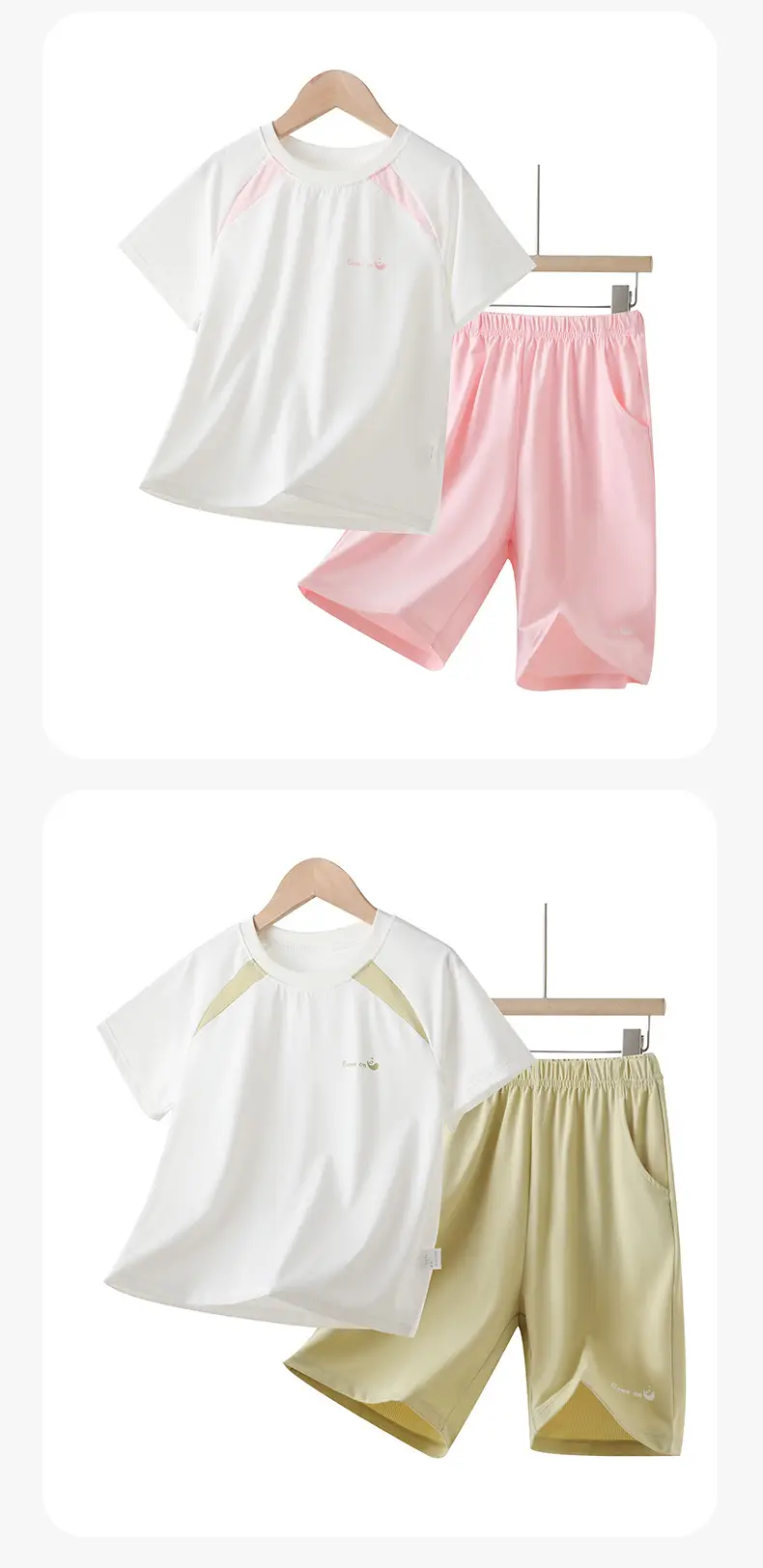 Children's Sweat-Wicking T-Shirt Bottoming Middle Large — feature 15