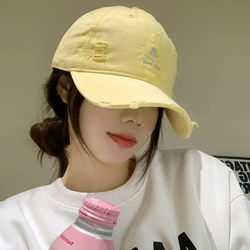 Women's Light Blue Letter Embroidered Baseball Cap - Image 6