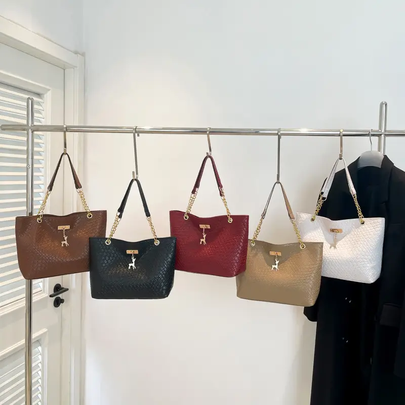 2025 Spring Women's Solid Color Shoulder Bags - Image 6
