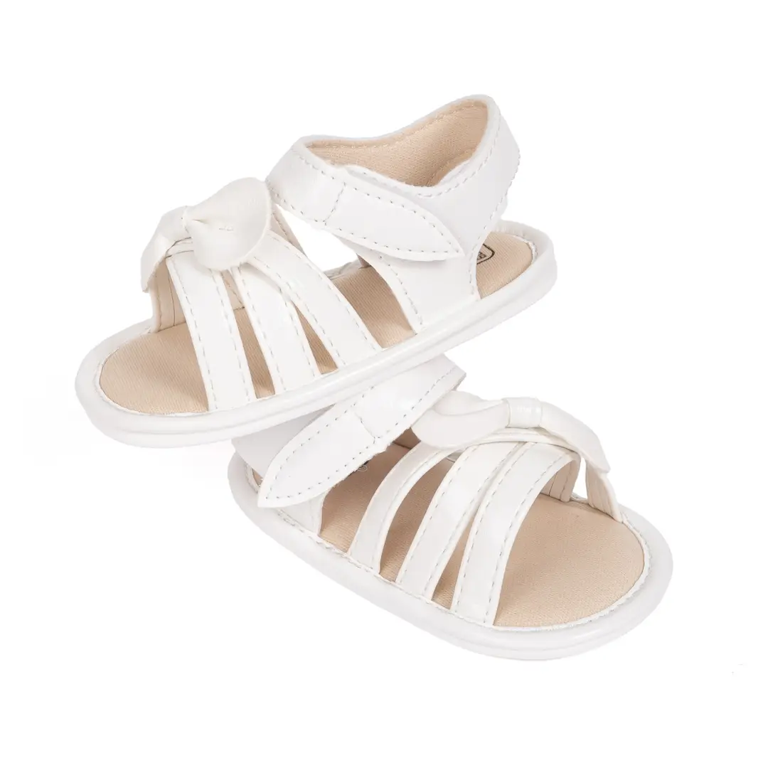 Amazon Baby Girl 2025 Summer Roman Sandals Bow Baby Solid Toddler Shoes Baby Shoes — feature 16