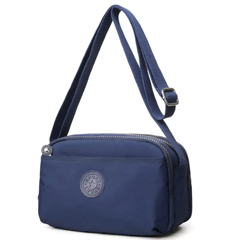 Women's Maroon Multi-Layer Crossbody Bag with 20 Pockets - Image 4