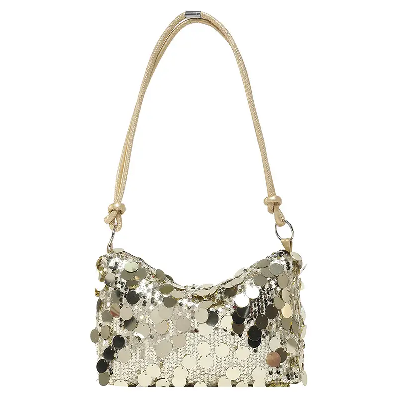 2025 New New Niche Shoulder Handbag Women's Bag Trendy Sequin Personalized Fashion Women's Bag Underarm Bag - Image 7