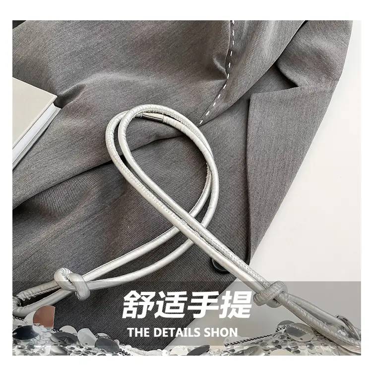 2025 New New Niche Shoulder Handbag Women's Bag Trendy Sequin Personalized Fashion Women's Bag Underarm Bag — feature 5