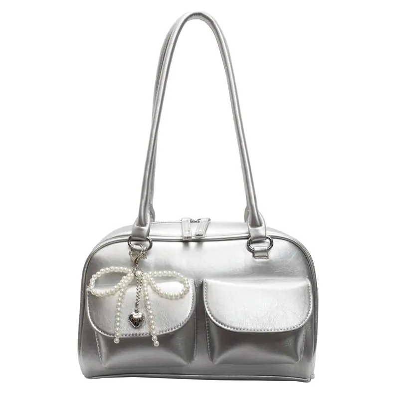 Silver Crossbody Shoulder Bag for Women 2026 - Image 4