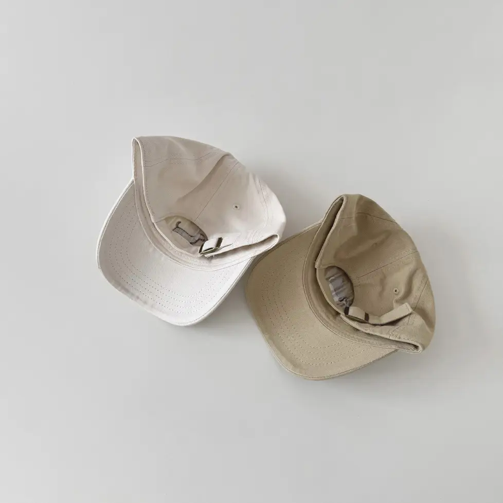 Brown Embroidered Puppy Cap for Kids Sunscreen - Image 15