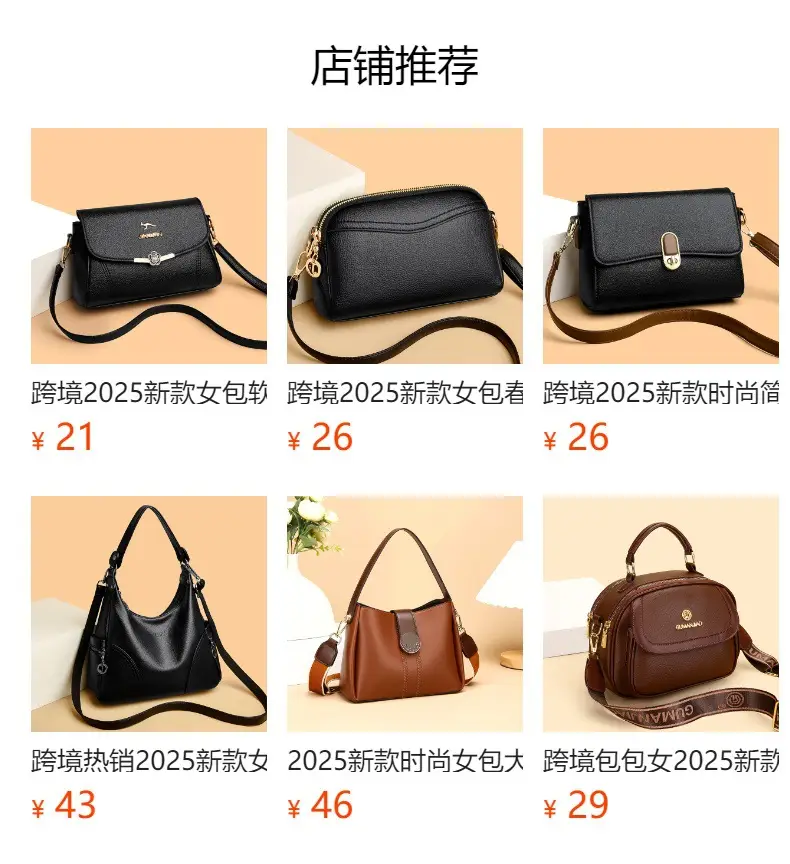Black Crossbody Bag for Women with Zipper Closure — feature 1