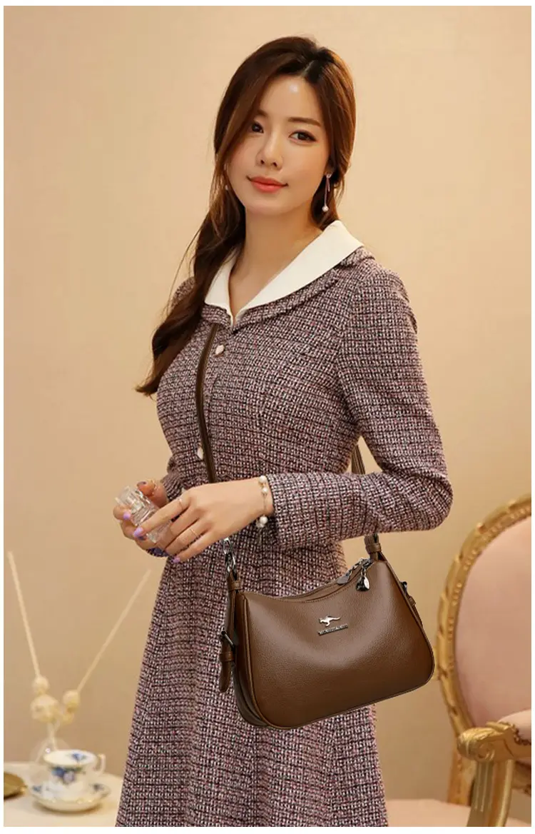 Black Crossbody Bag for Women with Zipper Closure — feature 13