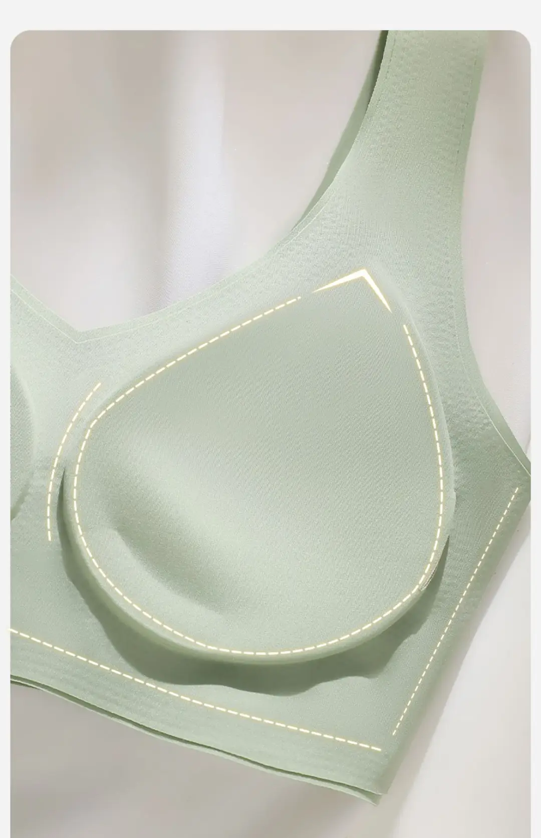 Fixed Cup Anti-sagging Sports Bra Non-marking Underwear Women's Small Chest Gathering Non-steel Ring Beautiful Back Integrated Vest — feature 11