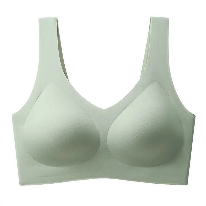 Fixed Cup Anti-sagging Sports Bra Non-marking Underwear Women's Small Chest Gathering Non-steel Ring Beautiful Back Integrated Vest