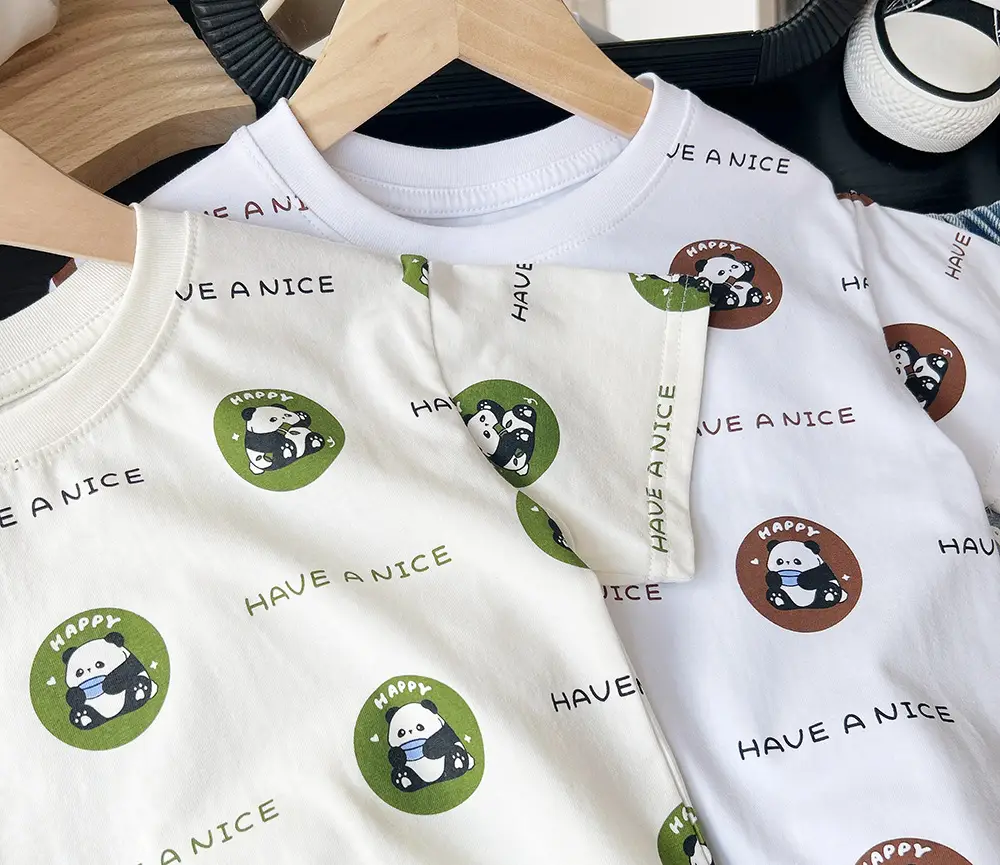 2025 Boys White Cartoon T-Shirt Short Sleeve Wholesale — feature 6