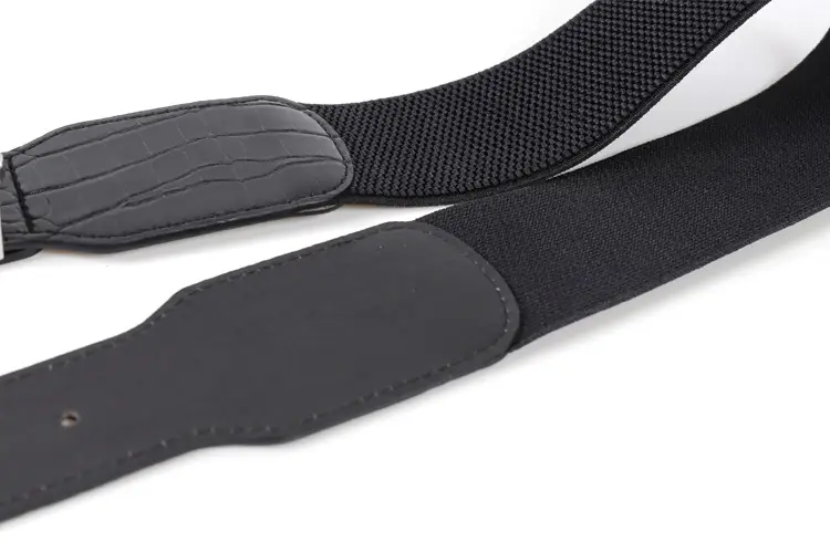 Women's Black Butterfly Belt with Diamond Buckle — feature 13