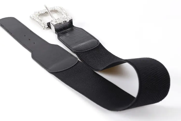 Women's Black Butterfly Belt with Diamond Buckle — feature 14