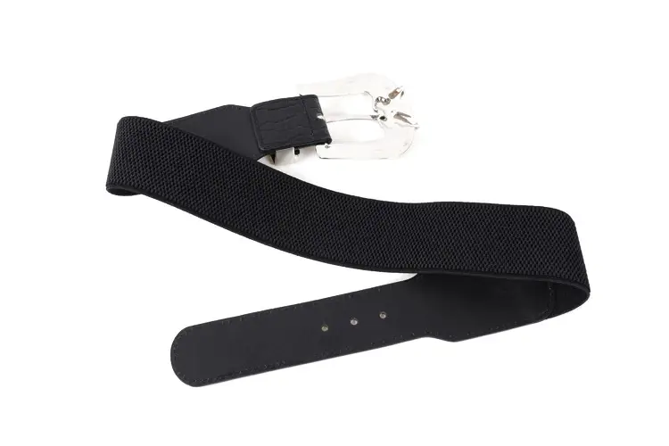 Women's Black Butterfly Belt with Diamond Buckle — feature 9